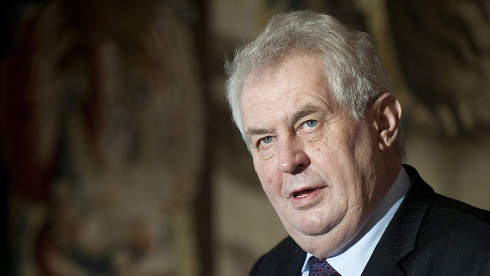 Prezident Miloš Zeman.