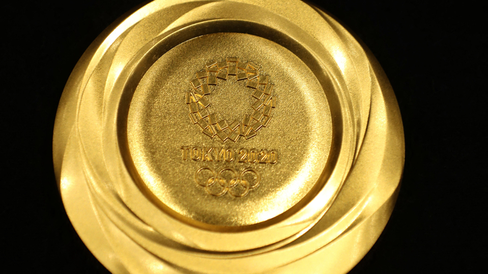 Olympijská medaile z Tokia.