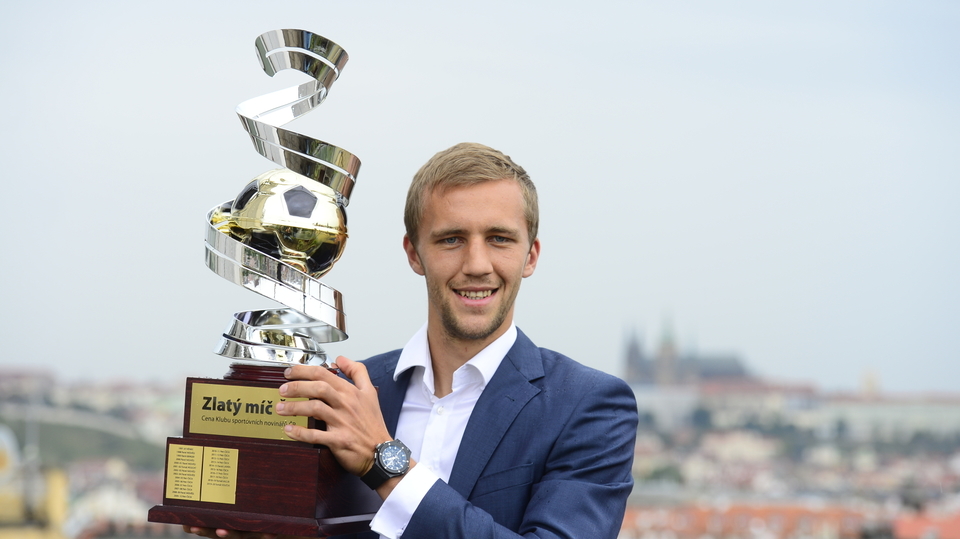 Záložník Tomáš Souček.