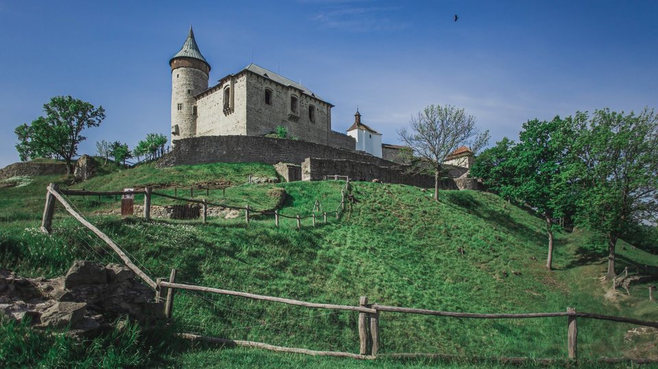 Hrad Kunětická hora.