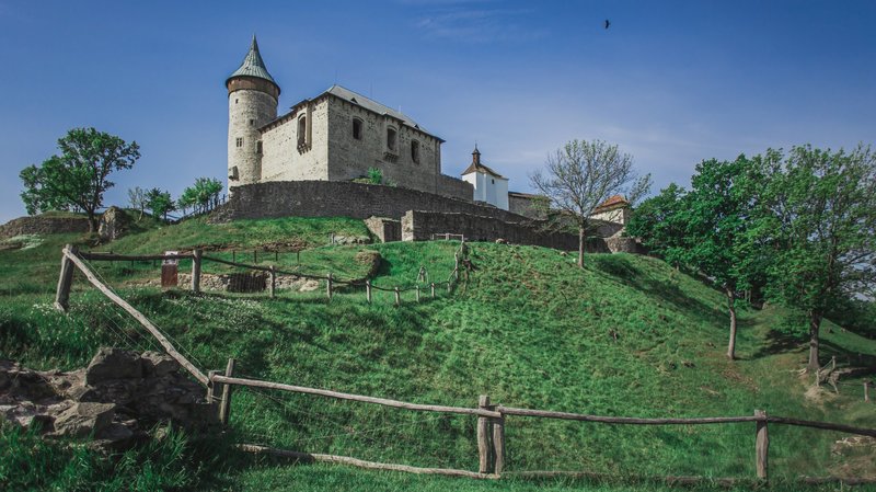 Hrad Kunětická hora.