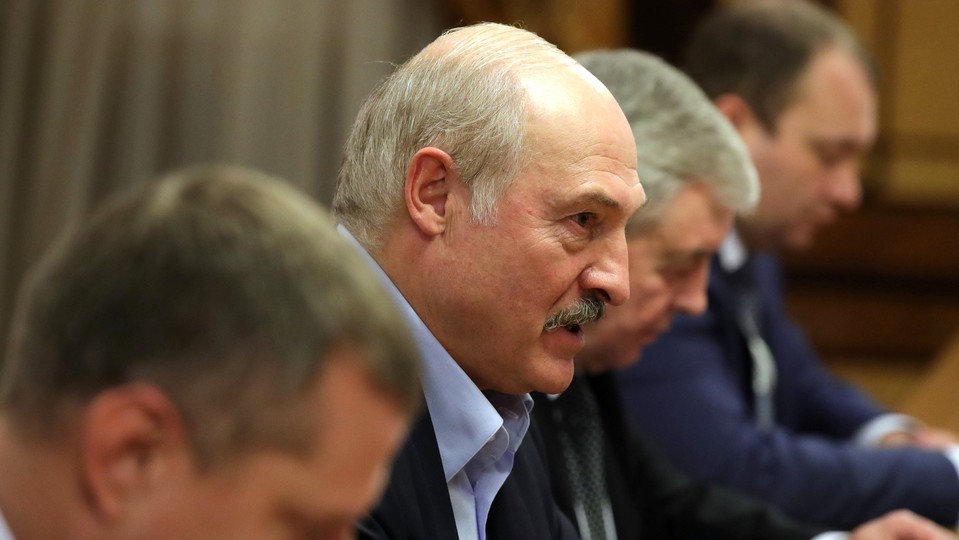 Prezident Lukašenko.