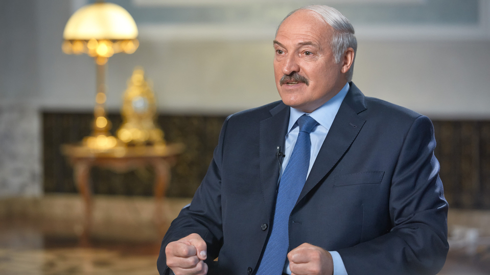 Stávající prezident Alexandr Lukašenko.