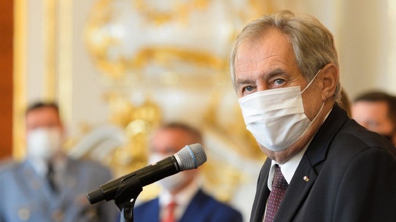 Prezident České republiky Miloš Zeman.