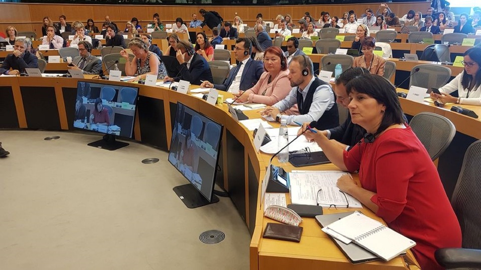 Zasedání Evropského parlamentu.