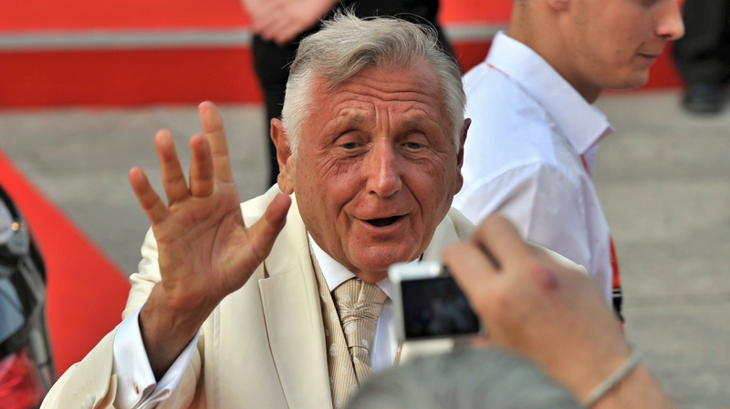 Jiří Menzel na festivalu v Karlových Varech.