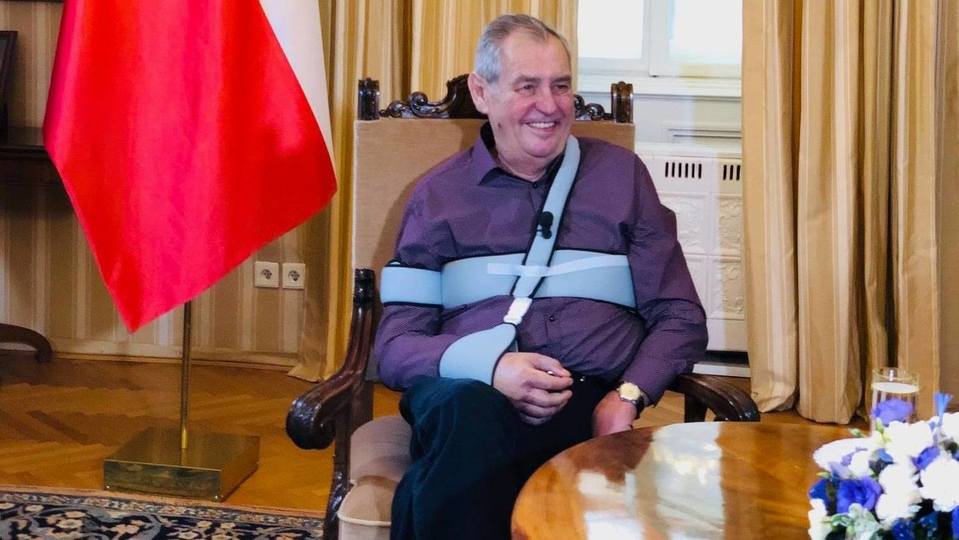 Prezident České republiky Miloš Zeman.
