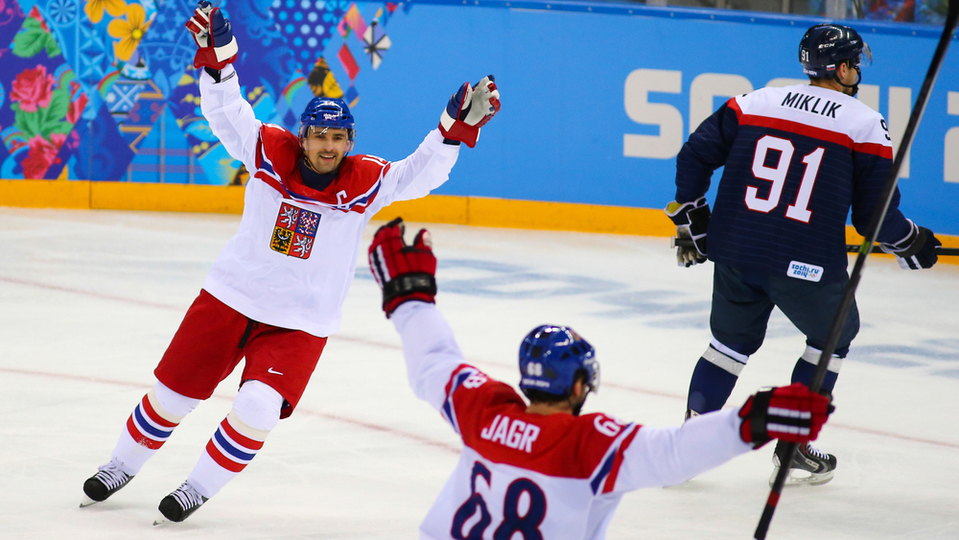 Tomáš Plekanec (vlevo).