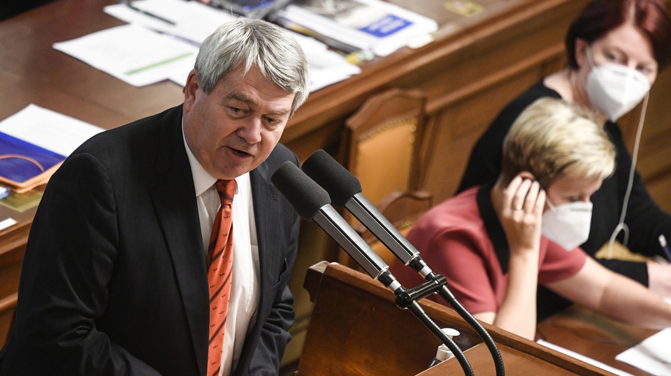 Předseda KSČM Vojtěch Filip.