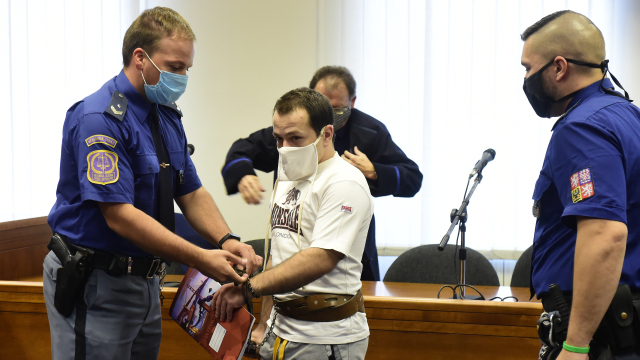 Obžalovaný Antonín Štaubert.