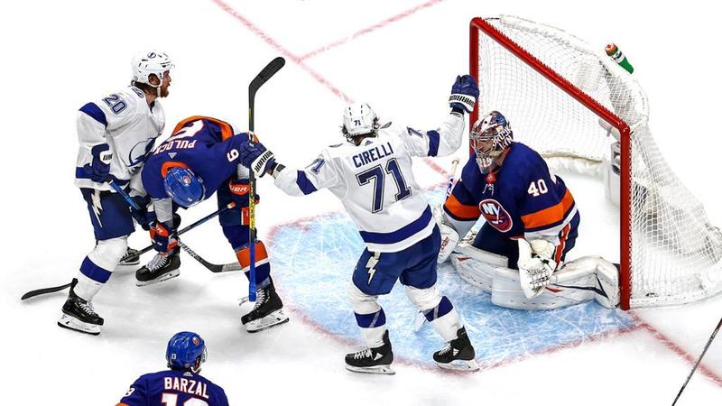 Hokejisté Tampy vstřelili branku.