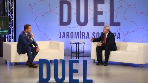 Hostem Duelu Jaromíra Soukupa byl předseda KSČM Vojtěch Filip.
