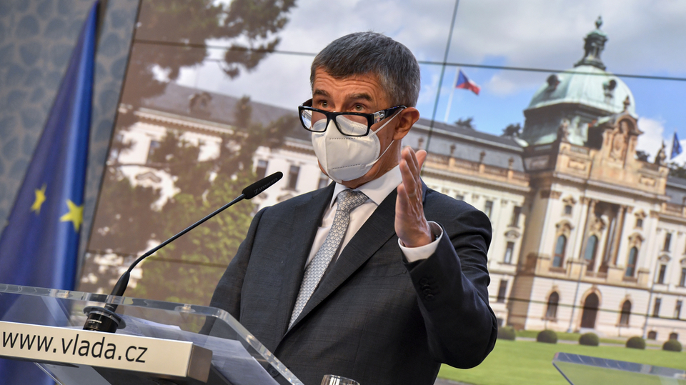 Premiér Andrej Babiš (ANO).