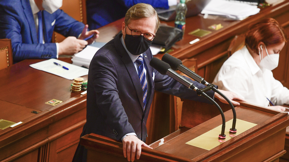 Předseda ODS Petr Fiala.