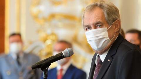 Prezident České republiky Miloš Zeman.