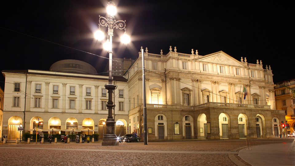 Milánská opera La Scala.