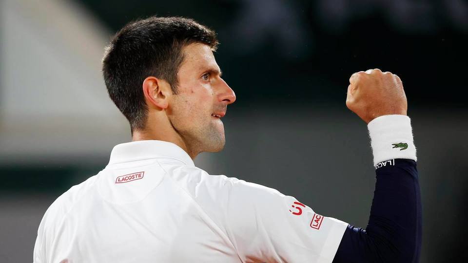Světová jednička Novak Djokovič.