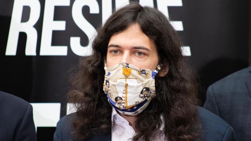 Poslanec Pirátů Mikuláš Ferjenčík.