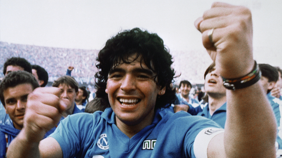 Zesnulá fotbalová legenda Diego Maradona.