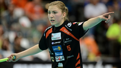 Nejlepší florbalistka světa Eliška Krupnová.