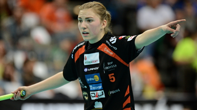 Nejlepší florbalistka světa Eliška Krupnová.