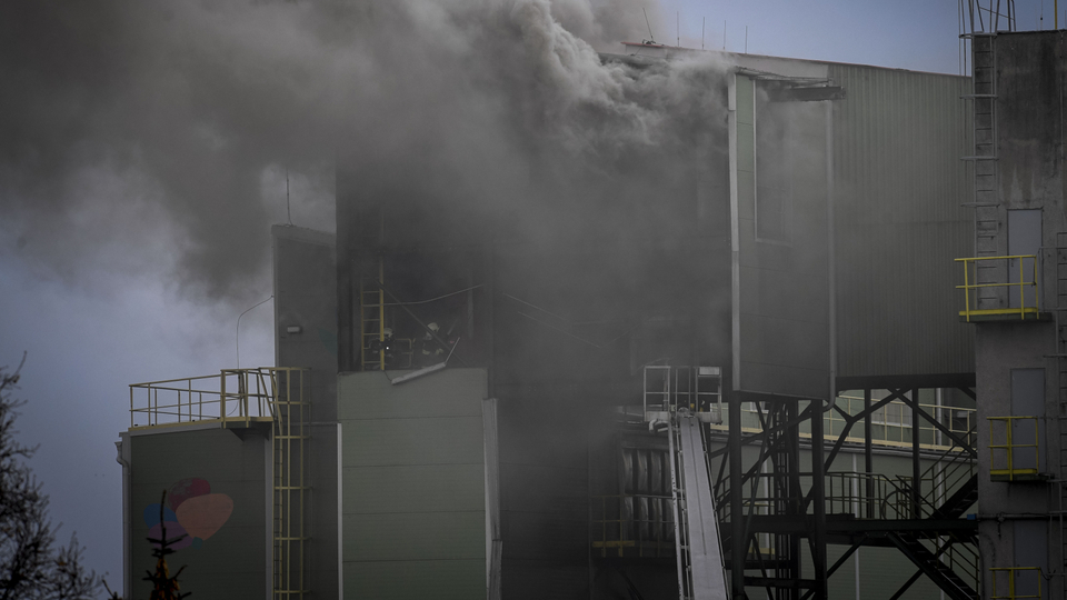 Výbuch teplárny a elektrárny v Kolíně.