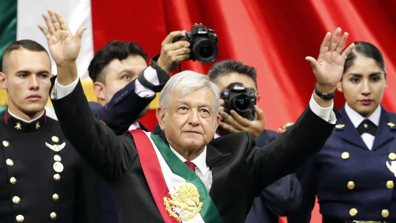 Mexický prezident Andrés Manuel López Obrador.