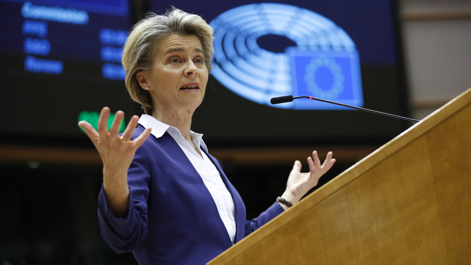 Šéfka Evropské komise Ursula von der Leyenová.