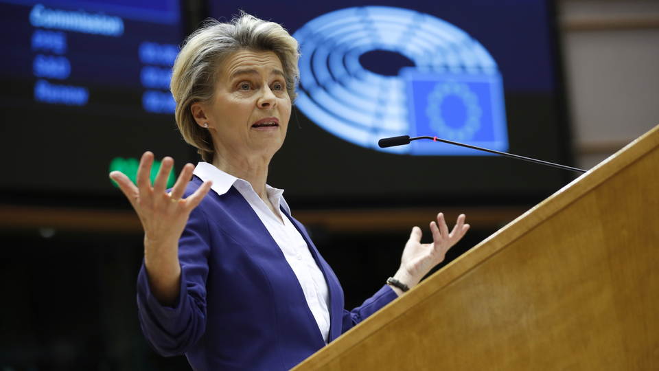 Předsedkyně Evropské komise Ursula von der Leyenová.