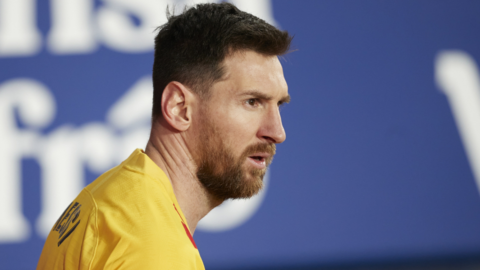 Hvězda Barcelony Lionel Messi.