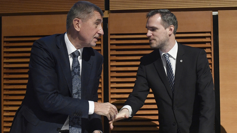 Premiér Andrej Babiš (ANO) a pražský primátor Zdeněk Hřib (Piráti) na snímku z roku 2018.