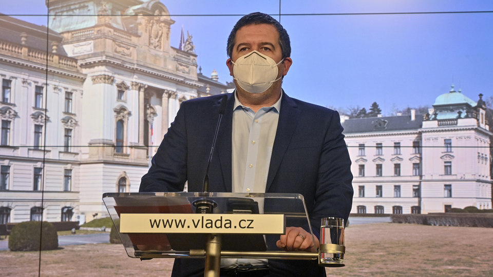 Ministr vnitra Jan Hamáček (ČSSD).