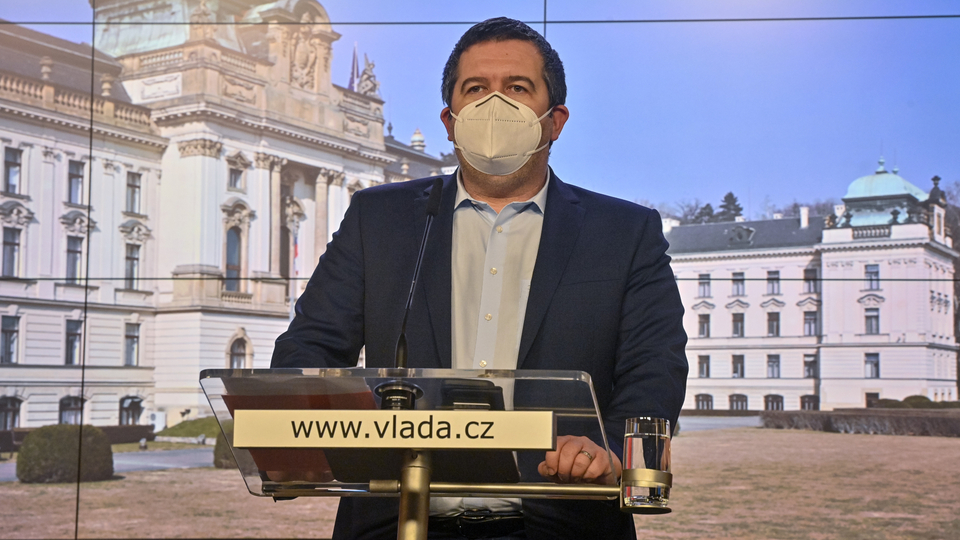 Ministr vnitra Jan Hamáček (ČSSD).