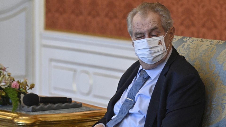 Prezident České republiky Miloš Zeman.