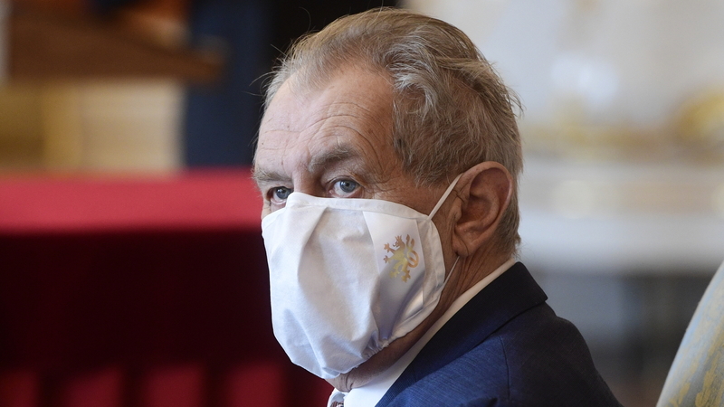 Prezident České republiky Miloš Zeman.