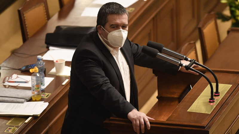 Ministr vnitra Jan Hamáček (ČSSD).