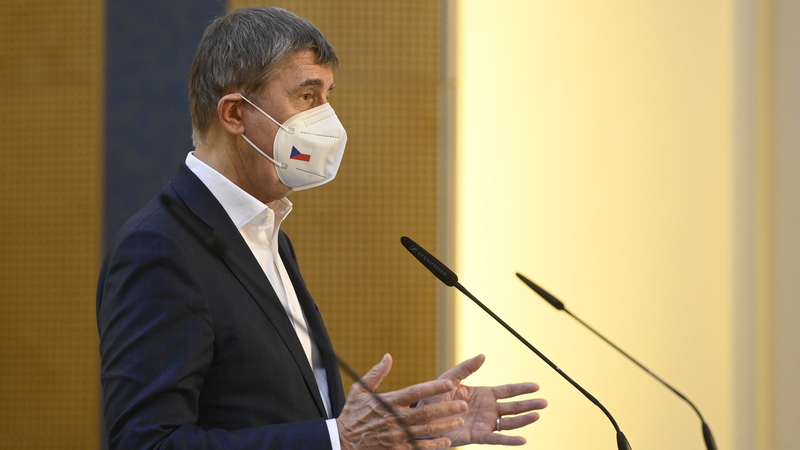 Premiér Andrej Babiš (ANO).