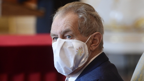 Prezident České republiky Miloš Zeman.
