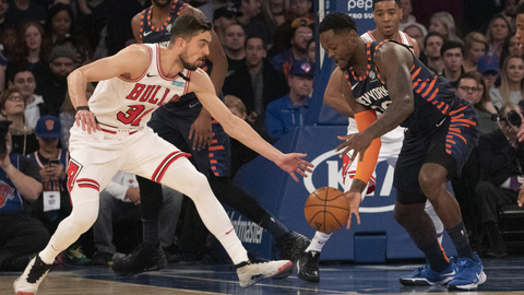 Český basketbalista ve službách Chicaga Tomáš Satoranský (ilustrační foto).