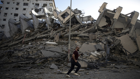 Následky konfliktu mezi Palestinou a Izraelem. 