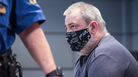 Obžalovaný Rostislav Basler u soudu. 