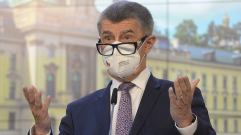 Premiér Andrej Babiš (ANO).