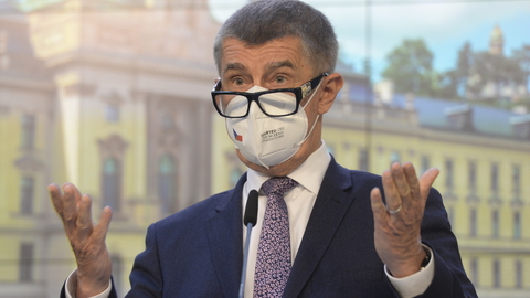 Premiér Andrej Babiš (ANO).