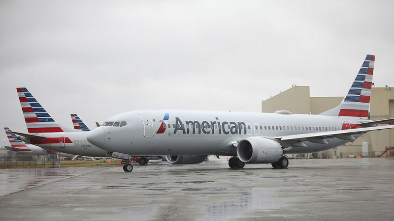 Letecká společnost American Airlines.