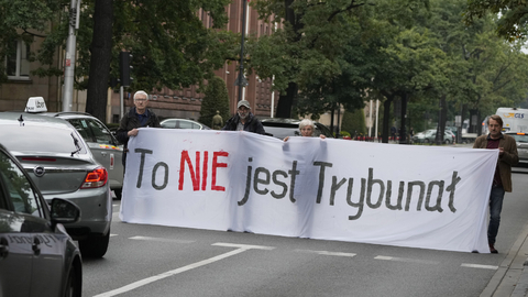 Demonstrace v Polsku.