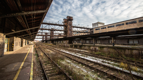 Nákladové nádraží Žižkov.