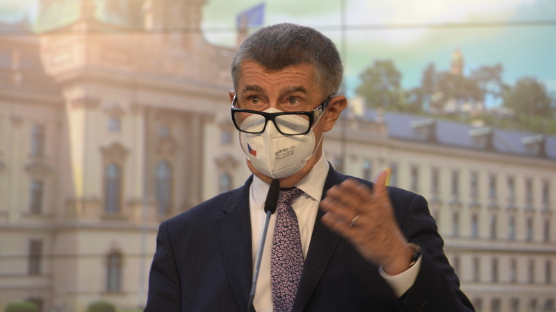 Premiér Andrej Babiš (ANO).