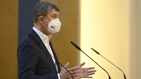 Premiér Andrej Babiš (ANO).
