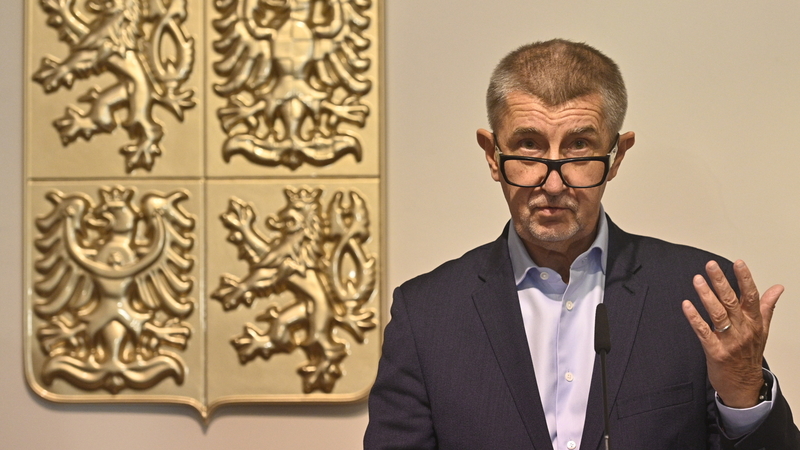 Premiér Andrej Babiš (ANO).