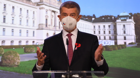 Dosluhující premiér České republiky Andrej Babiš (ANO).